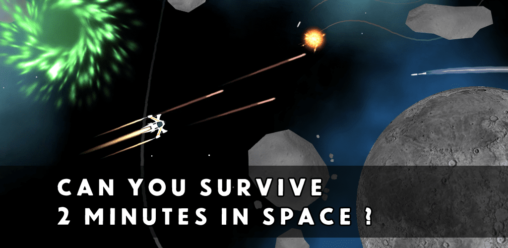 2 Minutes in Space - a Free Offline Survival Game