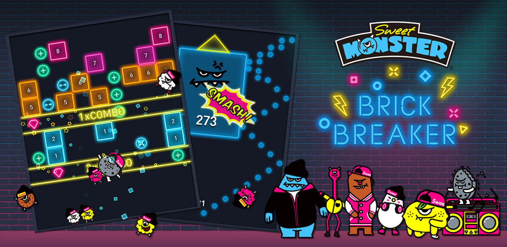 Brick Breaker Sweet Monster