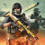 Black War Sniper Logo
