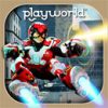 Playworld Superheroes Logo