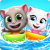 Talking Tom Pool Logo b