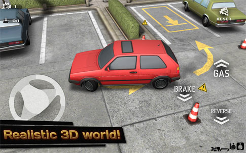 Backyard Parking 3D Android - Android car parking game