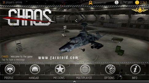 CHAOS Multiplayer Air War Android - a new Android game