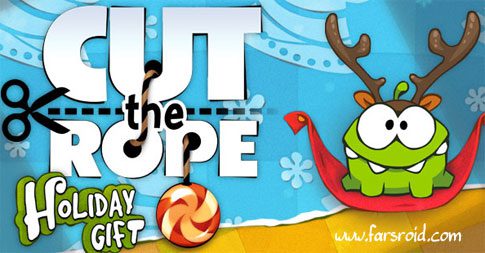 Game Cut the Rope: Holiday Gift - collect stars and enjoy the adventure!