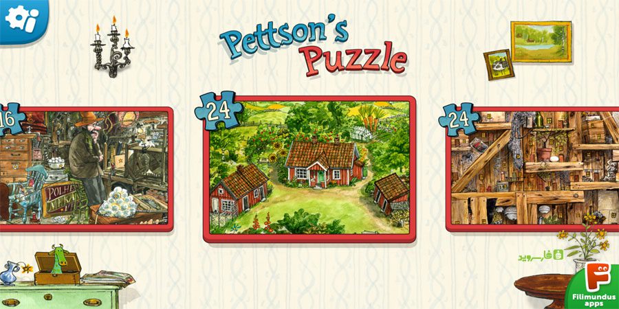 Pettson's Jigsaw Puzzle - The Complete Puzzle for Kids “Pettson and Findus”