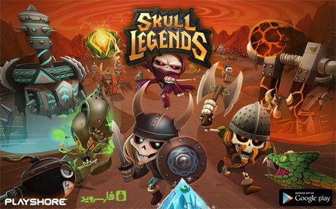 Skull Legends - The game has a unique style and gameplay + Free