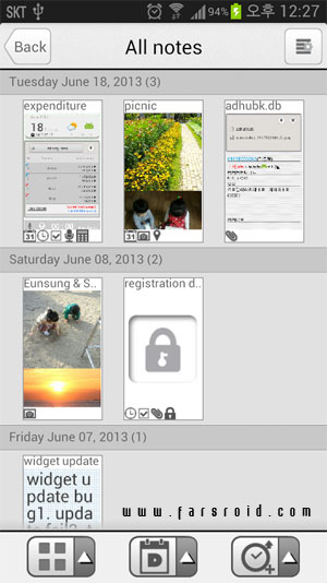 Amazing Note PRO Android - Android note-taking app