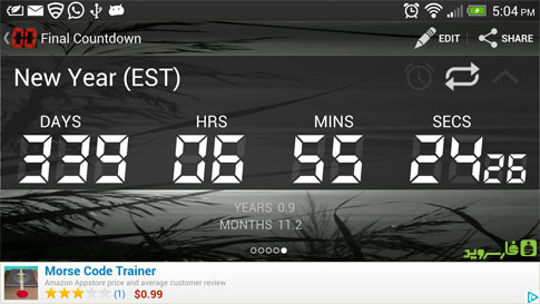 Download Final Countdown Day Timer - timer and reverse number for Android