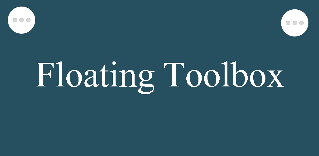 Floating Toolbox