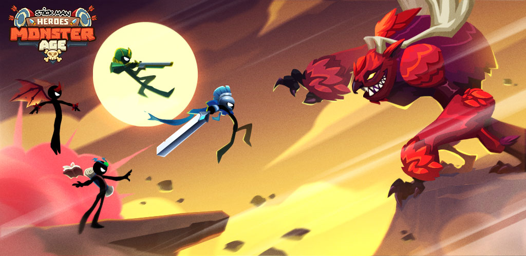 Idle Stickman Heroes: Monster Age