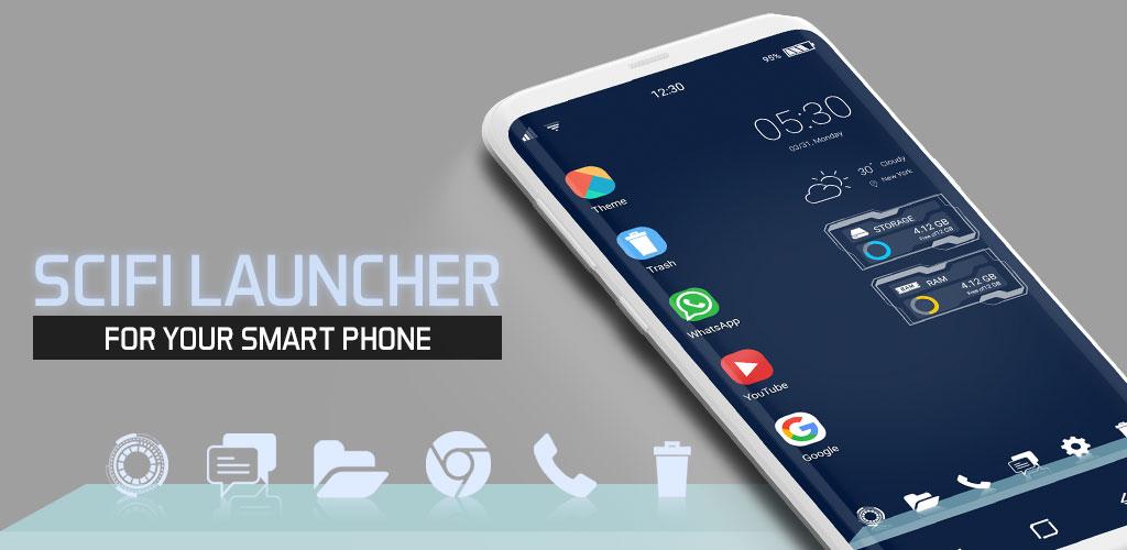 Sci Fi Launcher - 2018 Style Full