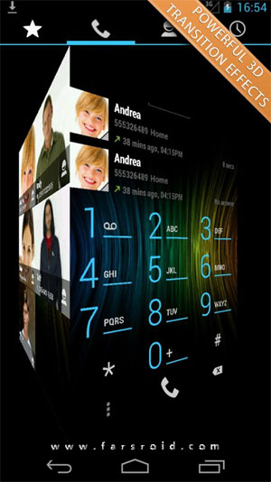 Swipe Dialer Pro Android - Android application dialer