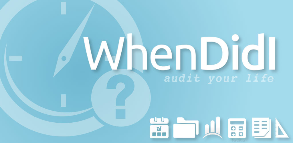 WhenDidI - Event Tracker