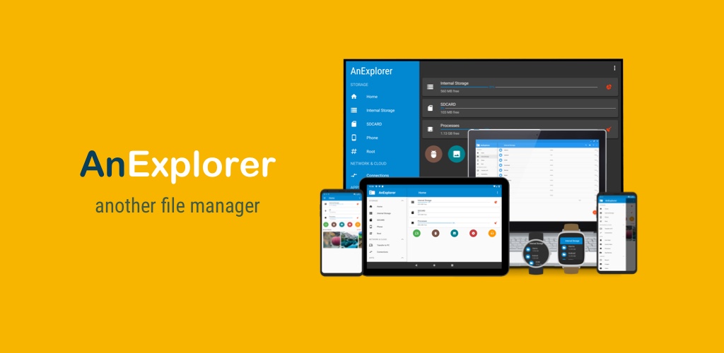 File Manager Pro Android TV USB OTG Cloud WiFi