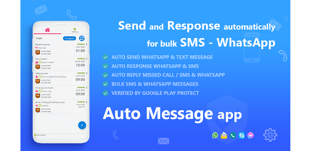 AUTO MSG sender auto response 