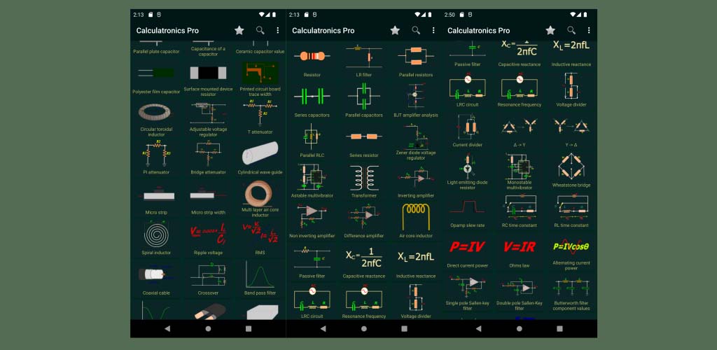Calctronics- electronics tools