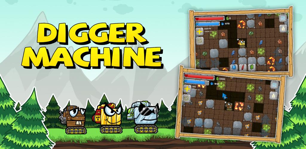 Digger Machine dig and find minerals