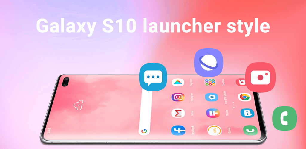 Super S10 Launcher for Galaxy S8S9S10J launcher Premium