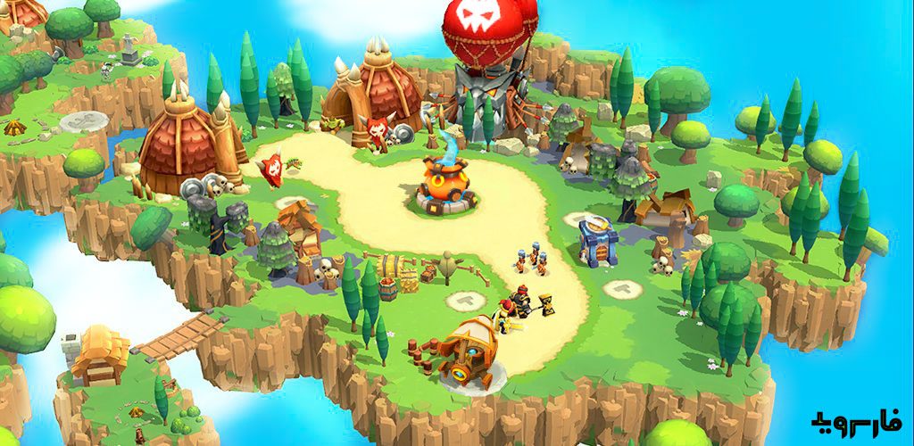 3D Wild TD: Tower Defense in Fantasy Sky Kingdom