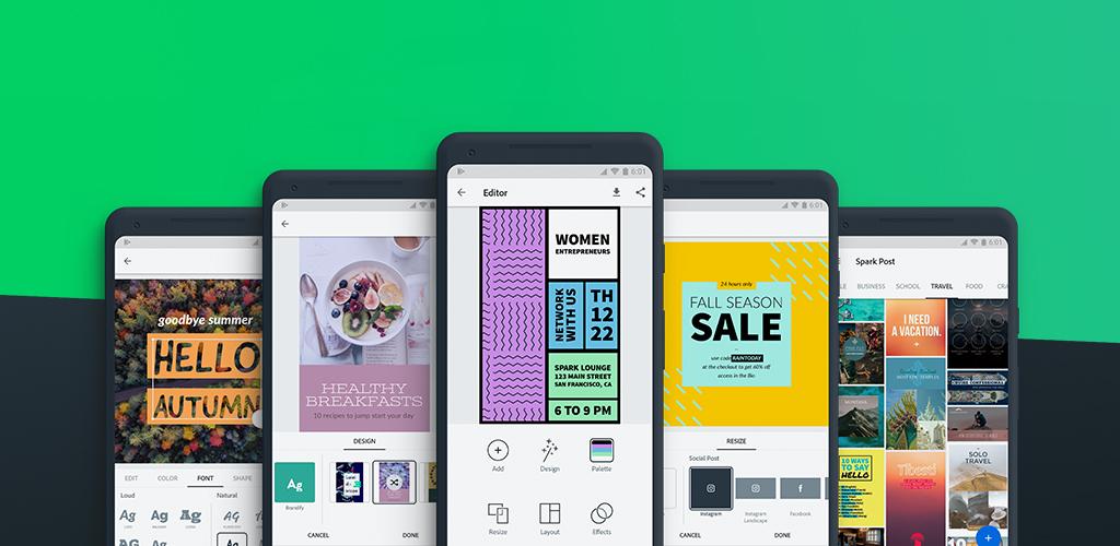 Adobe Spark Post Graphic design made easy Premium