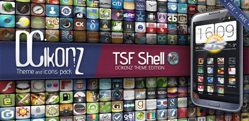 DCikonZ TSF Shell Theme - A unique theme for your device