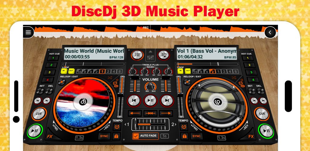 DiscDj 3D Music Player - 3D Dj Music Mixer Studio Pro