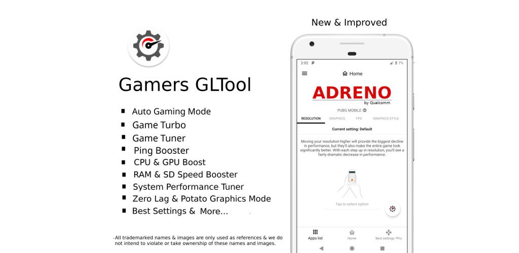 Gamers GLTool Pro with Game Turbo & Game Tuner