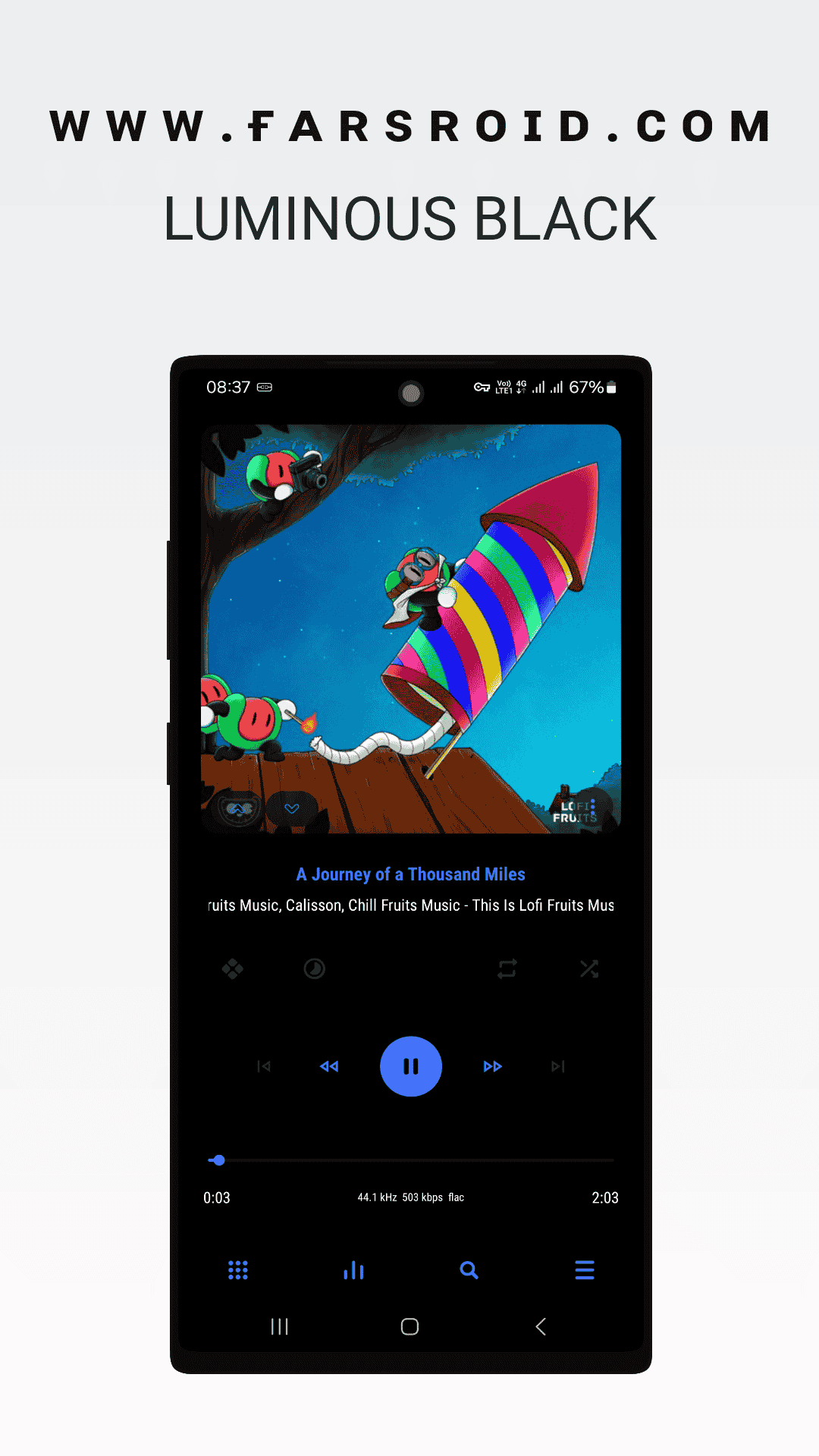 LUMINOUS BLACK POWERAMP SKIN 00 1