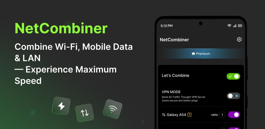 NetCombiner - Internet Bonding 
