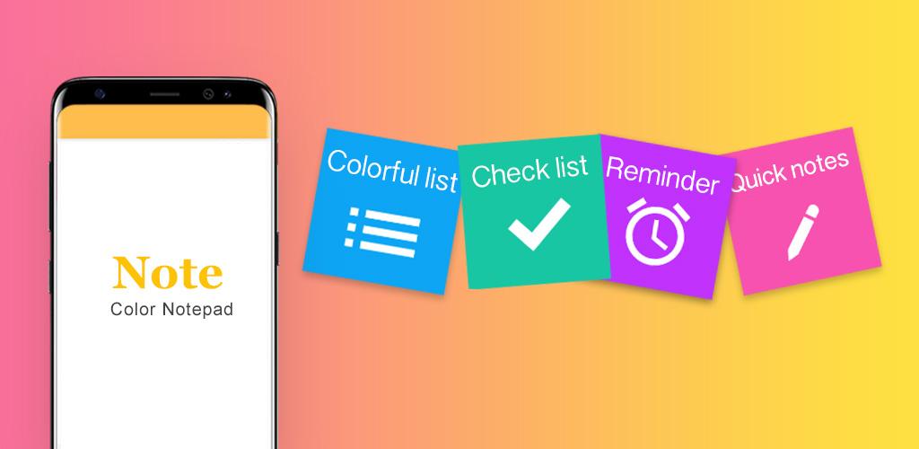 Note: Color Notepad Notes, To Do List, Reminder, Memo Vip