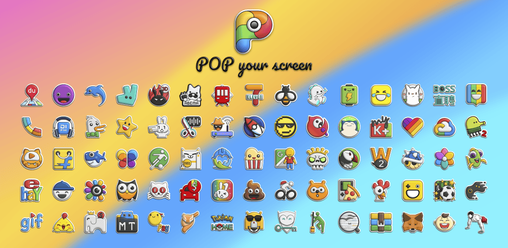 Poppin icon pack