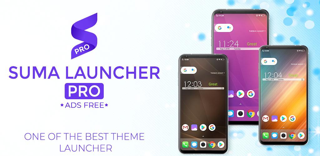 Suma Launcher Pro Theme, Wallpapers, Efficient