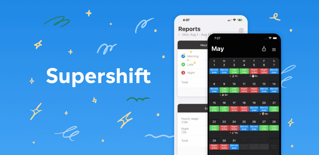 Supershift Shift Work Calendar