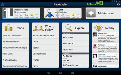 TweetCaster Pro for Twitter Android - A powerful Twitter client!