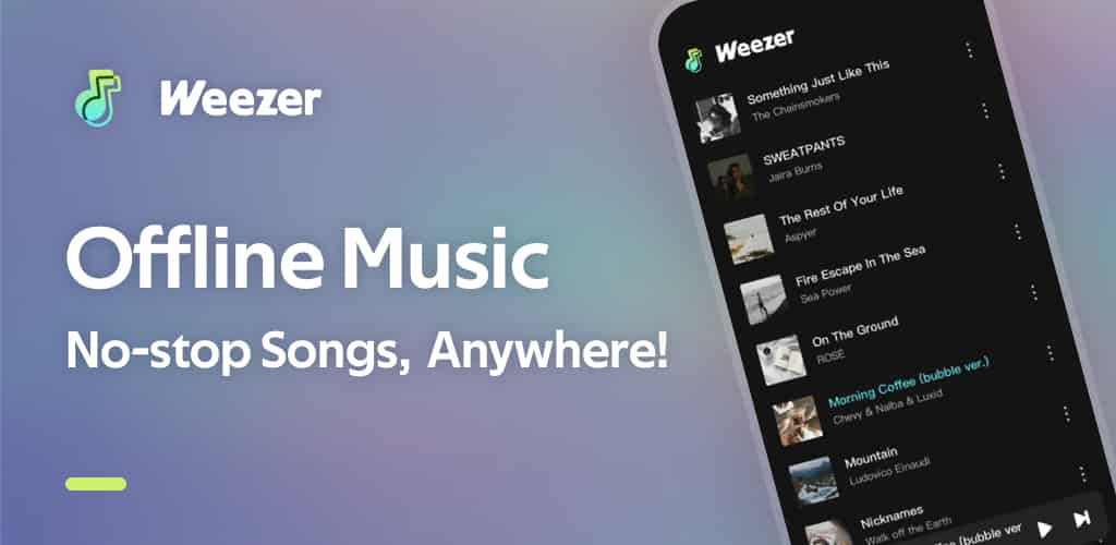 Оффлайн Музыкальный Плеер - Weezer