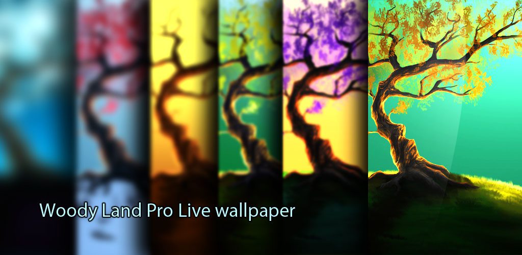 Woody Land Tree live wallpaper Parallax 3D Pro