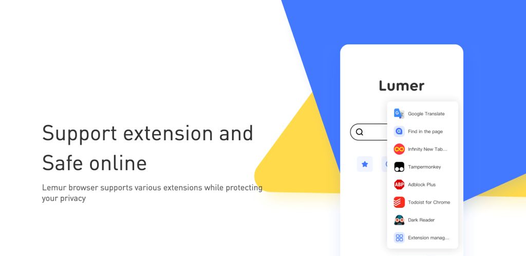 Lemur Browser - Extensions