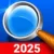 Magnifying Glass Flashlight Logo