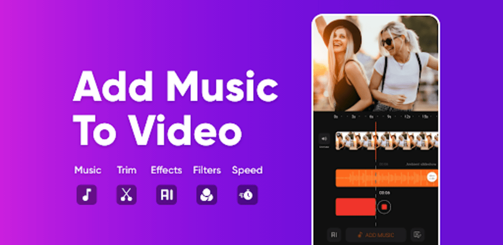 Add music to video - background music for videos