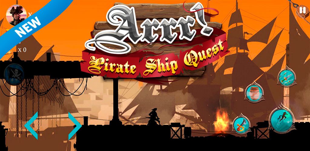 Arrr ! Pirate Arcade Platformer Game