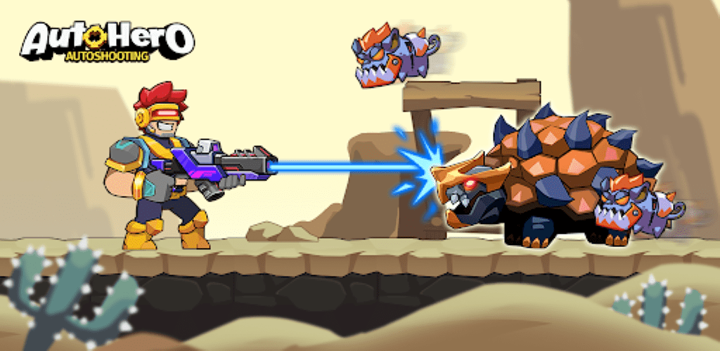 Auto Hero Auto-fire platformer