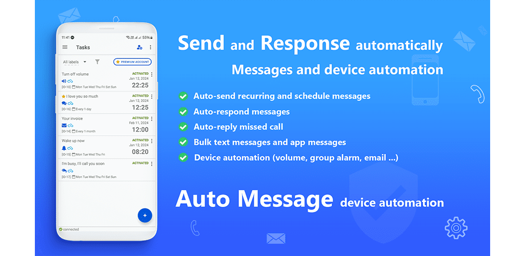 AUTO MSG sender auto response 