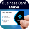 business card maker visiting logo