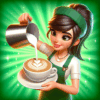 cafe panic cooking restaurant logo