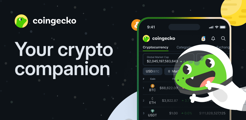 CoinGecko - Live Crypto Prices