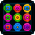 color rings puzzle logo