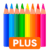 coloring book plus logo