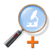 cozy magnifier and microscope logo