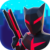 cyber ninja stealth assassin logo