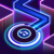 dancing ballz music line logo